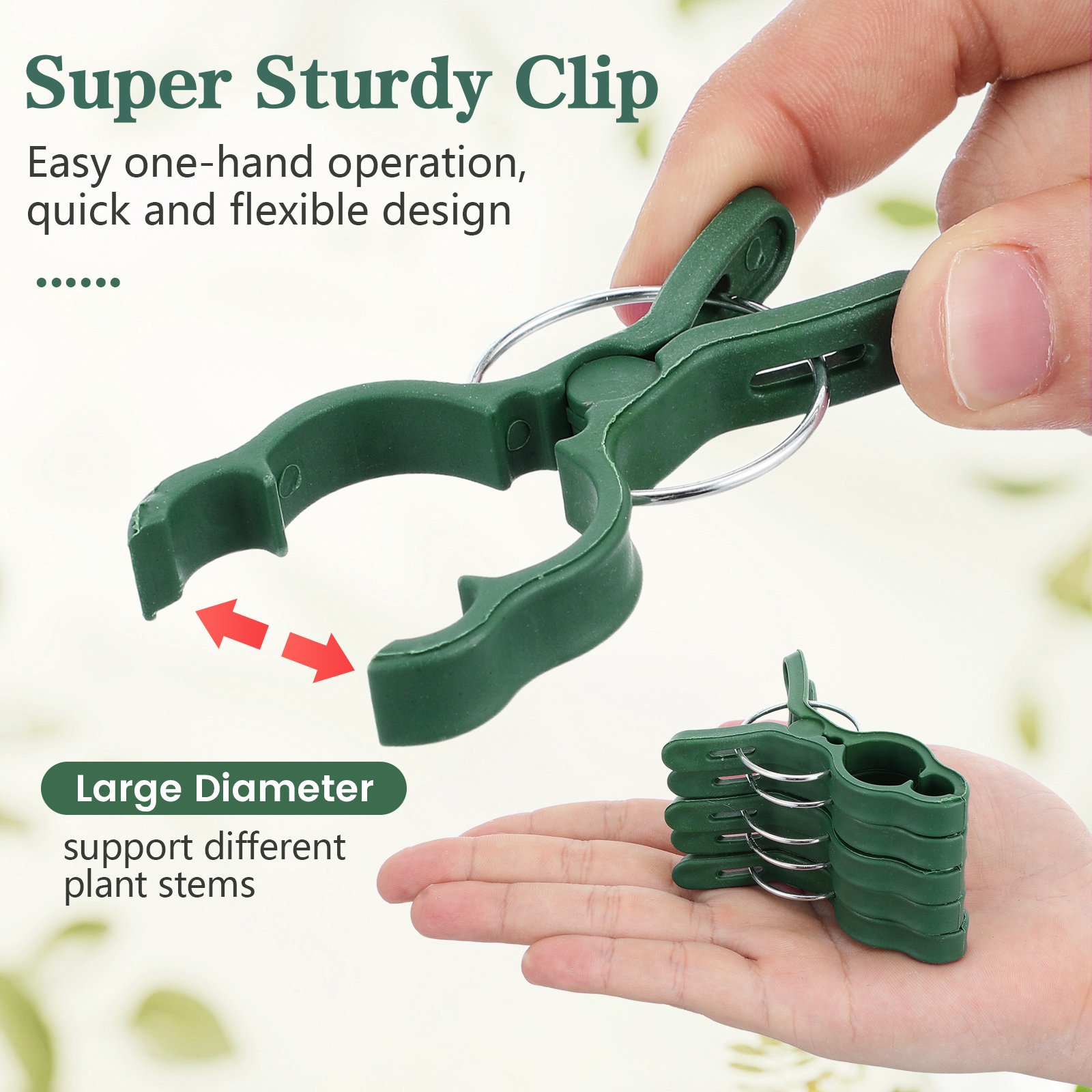 50 Pcs Garden Ornaments And De - Plant Support Stake recension och pris