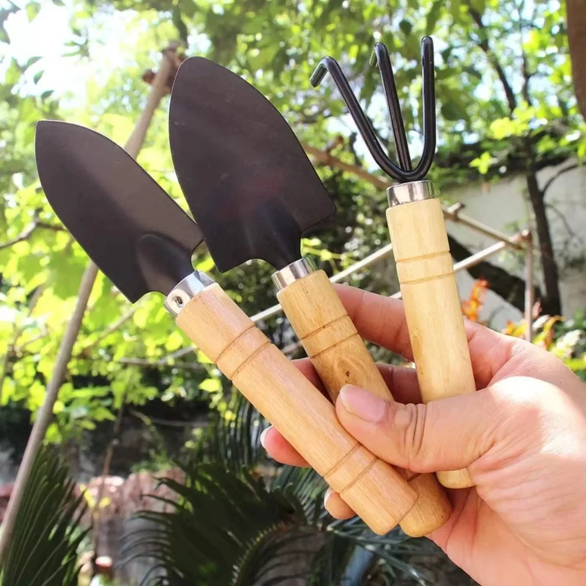 3Pcs/Set Mini Garden Tool Set  - Terracotta Pot recension och pris