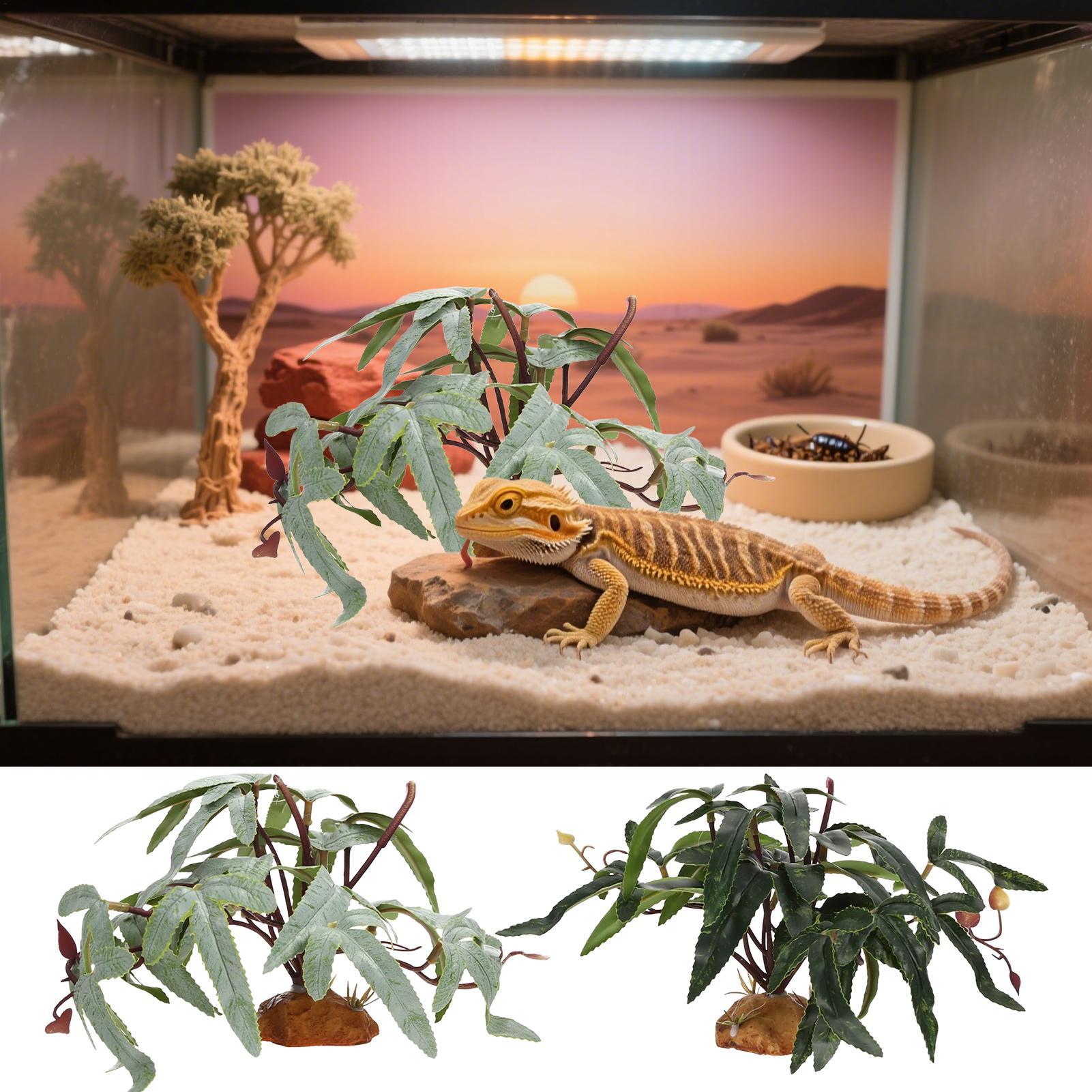 Fake Reptile Plants Snake Tank - Snake Plant recension och pris