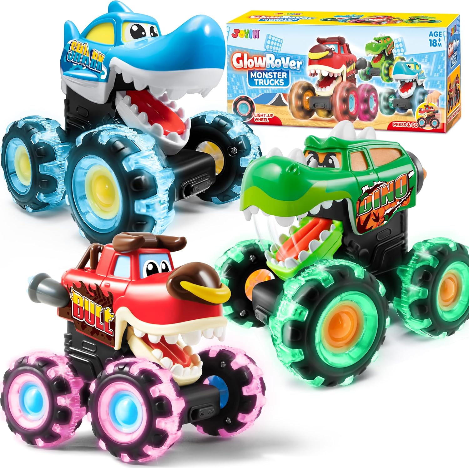 JOYFY 3 Pack Monster Truck Toy - Monstera recension och pris