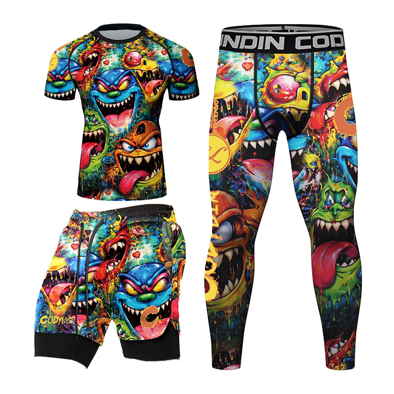 3D Colorful Monster Graffiti M - Monstera recension och pris