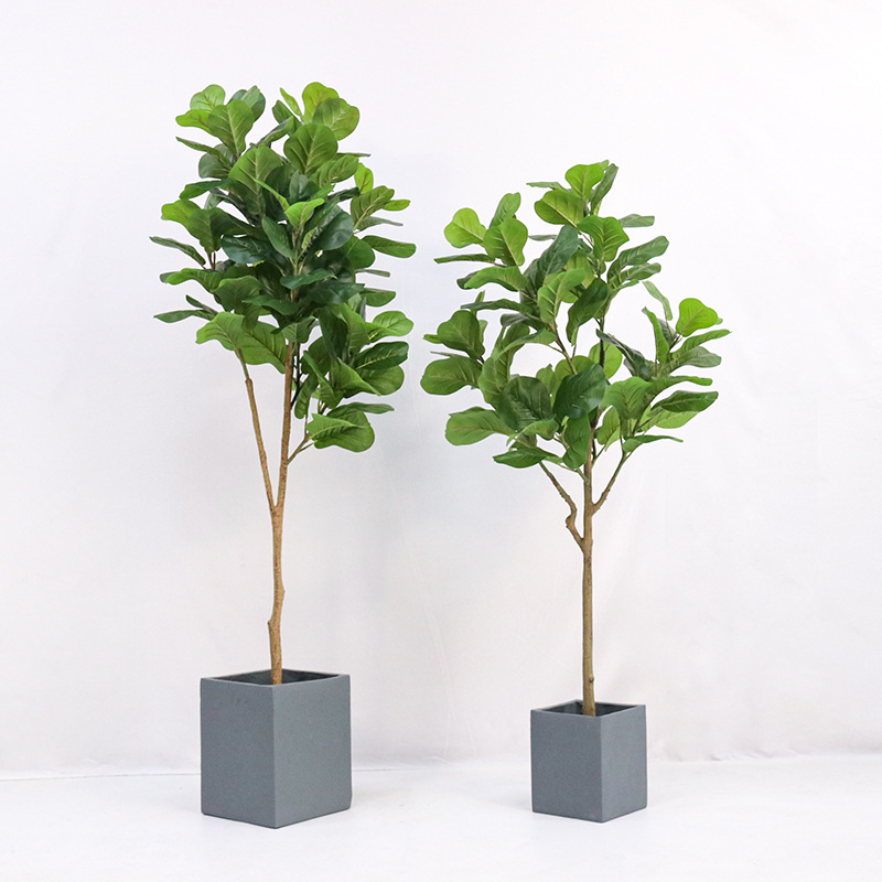 Artificial Plastic Potted Plan - Fiddle Leaf Fig recension och pris
