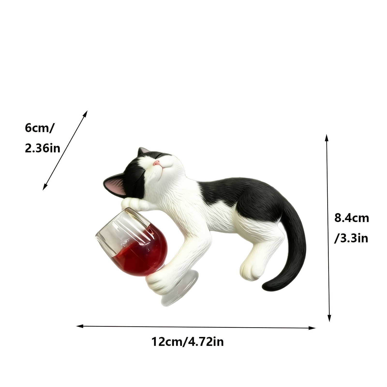 Funny Drunk Tired Tuxedo Cat F - Pothos recension och pris
