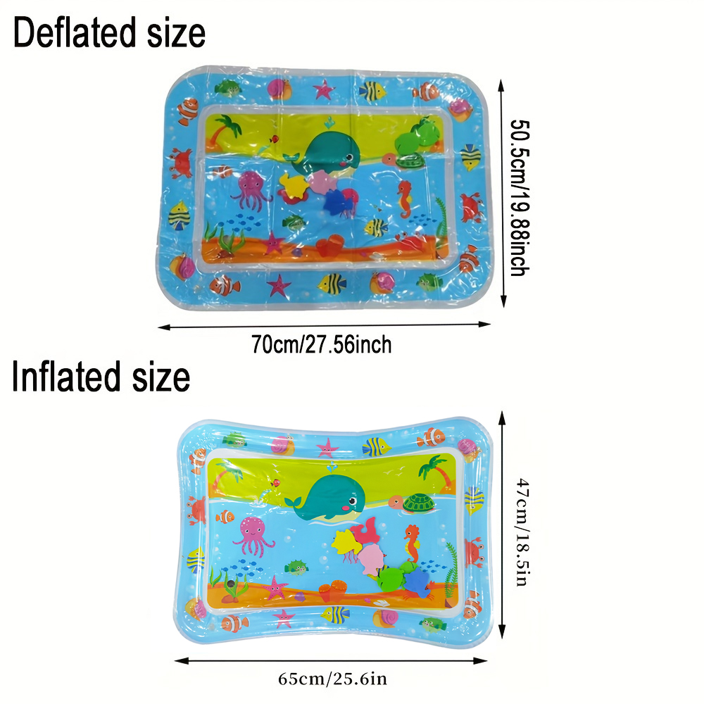 1pc Blue Whale Inflatable PVC  - Repotting Mat recension och pris