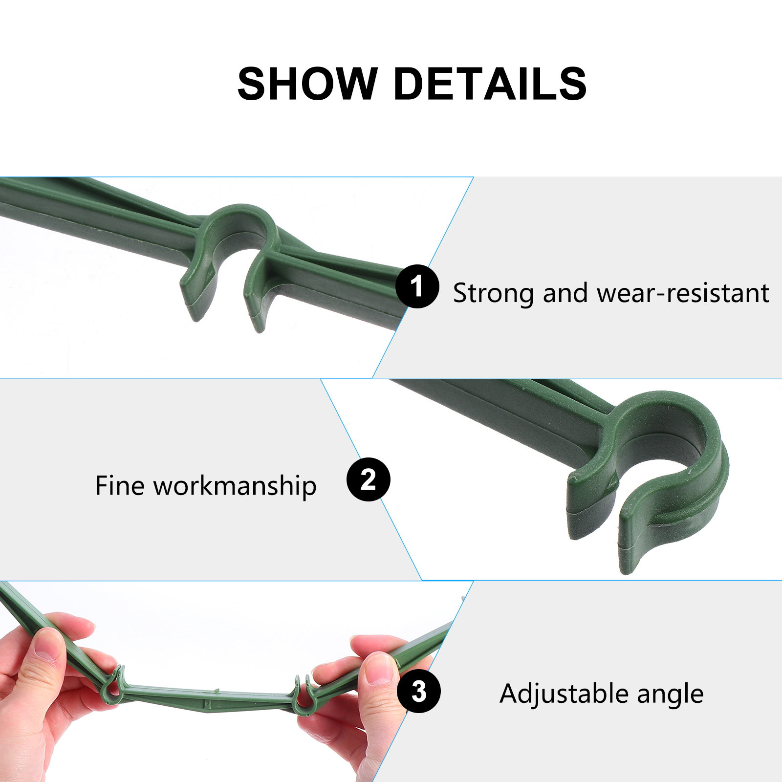 25Pcs Garden Support Stakes He - Plant Support Stake recension och pris