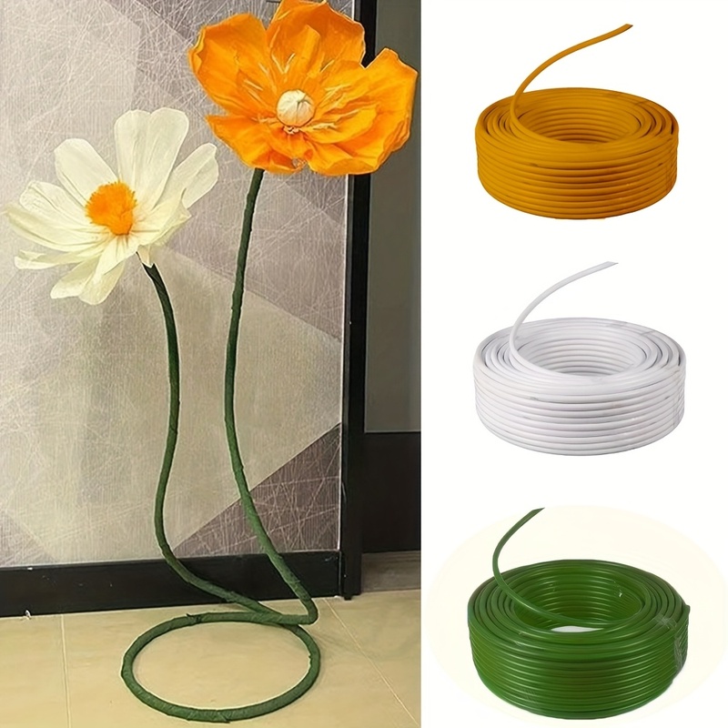 5M Cuttable Flexible Floral St - Plant Support Stake recension och pris