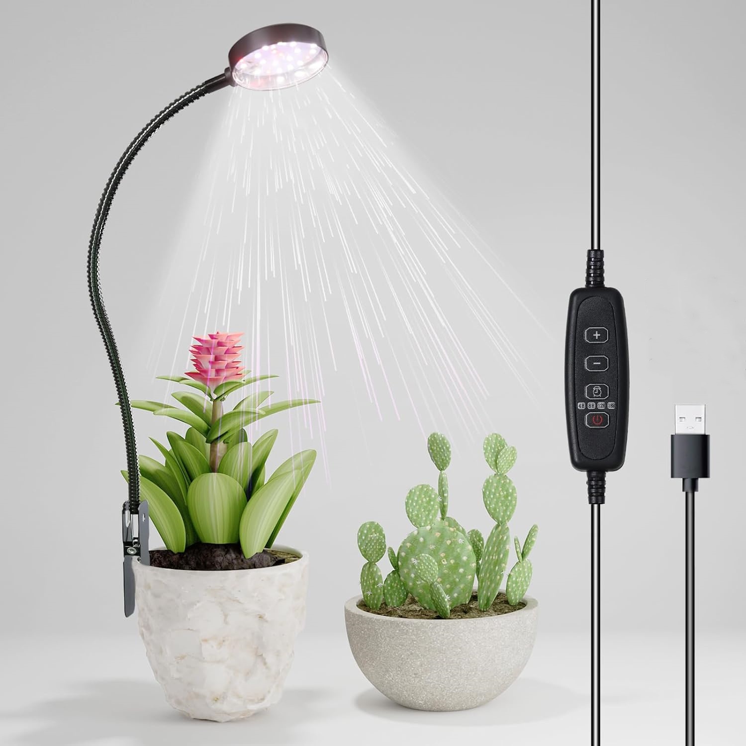 USB LED Grow Light 6000K Full  - Pothos recension och pris