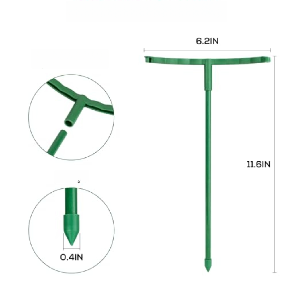 24 pcs Green Stackable Plant S - Plant Support Stake recension och pris