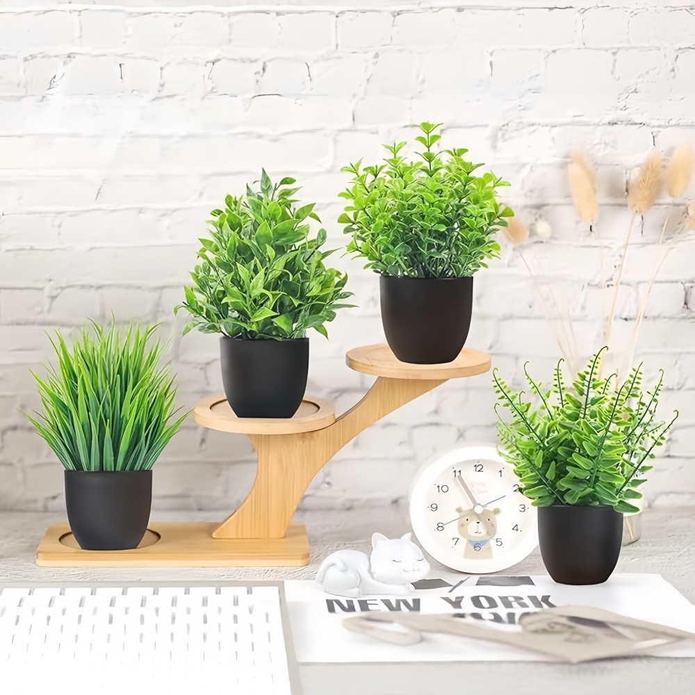 4pcs/set Mini Artificial Plant - Succulent Set recension och pris