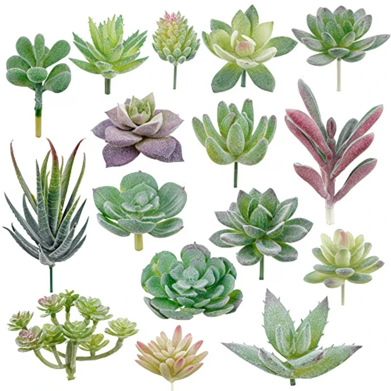 10/20Pcs PVC Succulents Plants - Snake Plant recension och pris